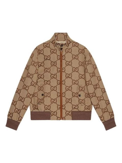 Gucci Jumbo GG Canvas Jacket 'Beige Ebony' 680812-Z8AVS-2580