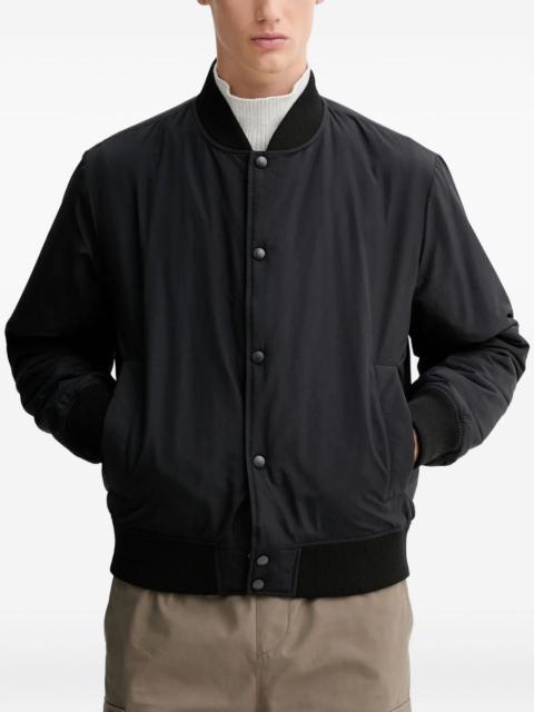 HUGO ribbed-trim graphic-print jacket