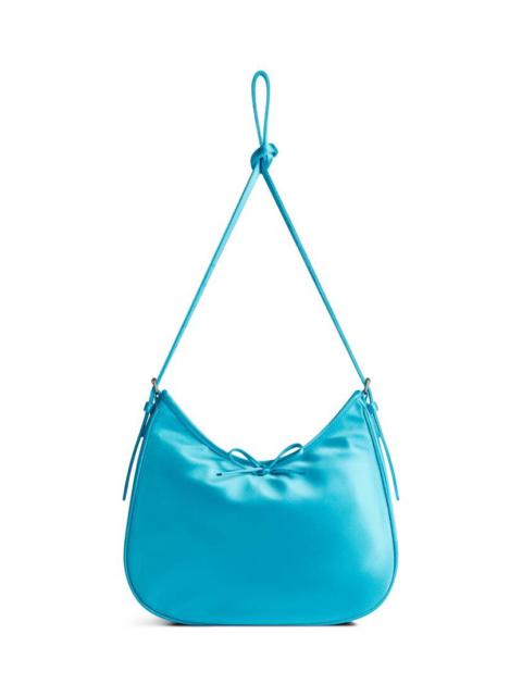 BALENCIAGA Women's Leopolda Small Hobo Bag in Blue