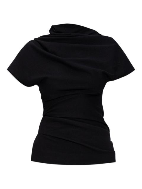 entire studios draped wool top