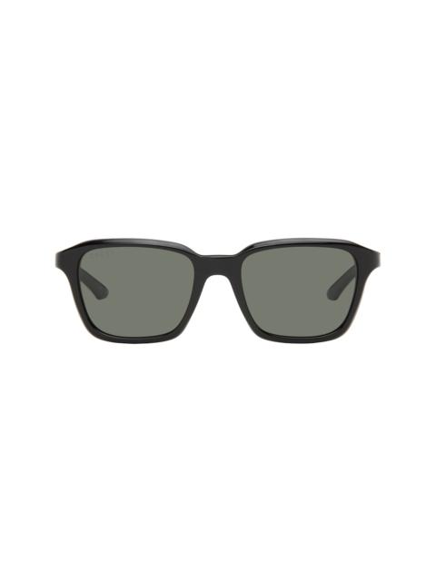 GUCCI Black Institutional Logo Sunglasses