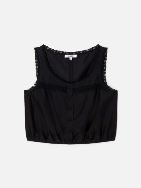 RE/DONE Allegra Top - Black