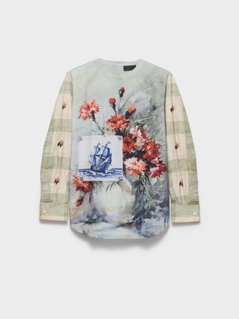 Prada Printed cotton shirt
