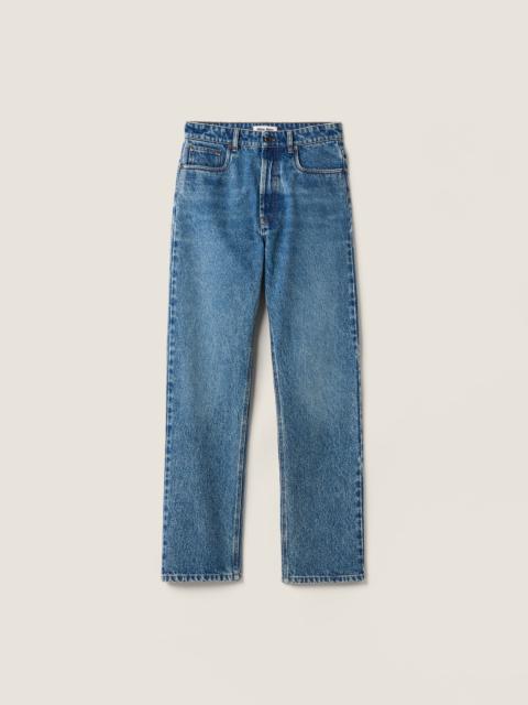 Miu Miu Five-pocket denim jeans