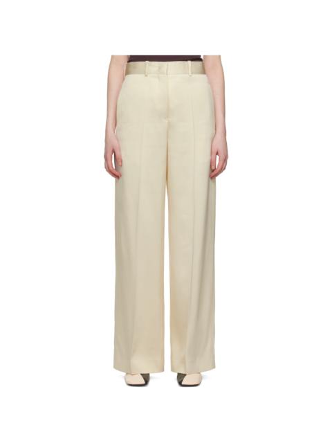 Jil Sander Off-White Tailored Trousers