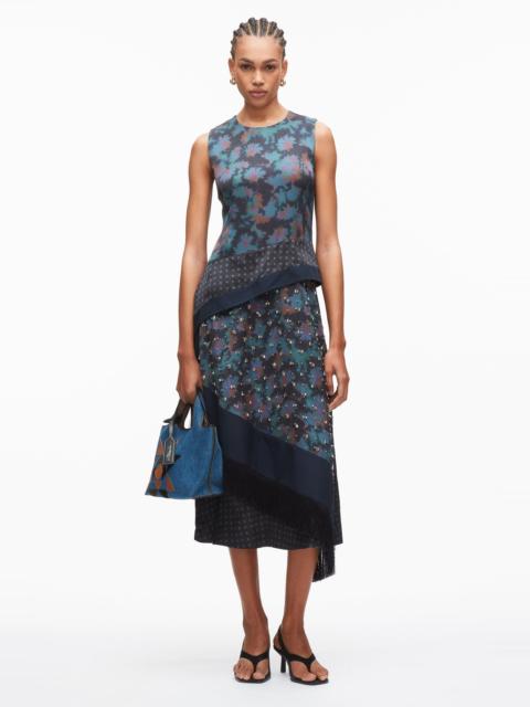 3.1 Phillip Lim Desert Flower Draped Jersey Dress