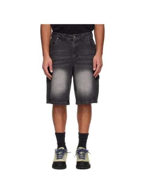 Dime Black Classic Denim Shorts