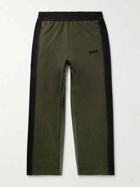 Moncler adidas Originals Straight-Leg Striped Tech-Jersey and Shell Sweatpants