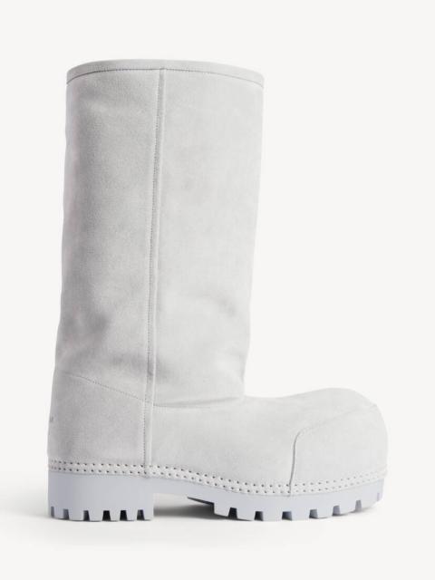 BALENCIAGA Women's Alaska Fur High Boot in Ciel