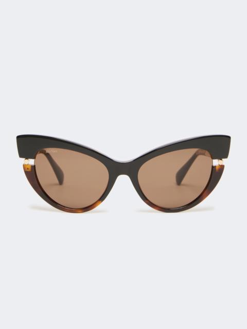 Max Mara ESEDRA Acetate cat-eye glasses - TAWNY BRONZE BROWN