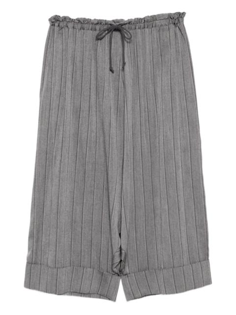 Y's striped trousers