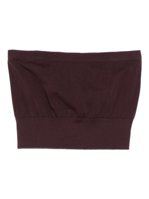 Wolford ribbed bandeu top