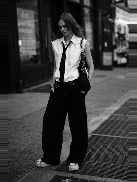 R13 PLEATED WAIST TROUSER