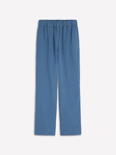 BODEN Pull-on Double Cloth Pants-Tourmaline Blue