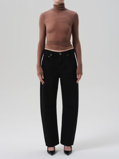 Miro Long Relaxed Jean
In Solid Black
