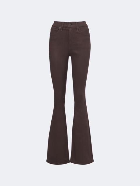 VERONICA BEARD Beverly coated flared jeans