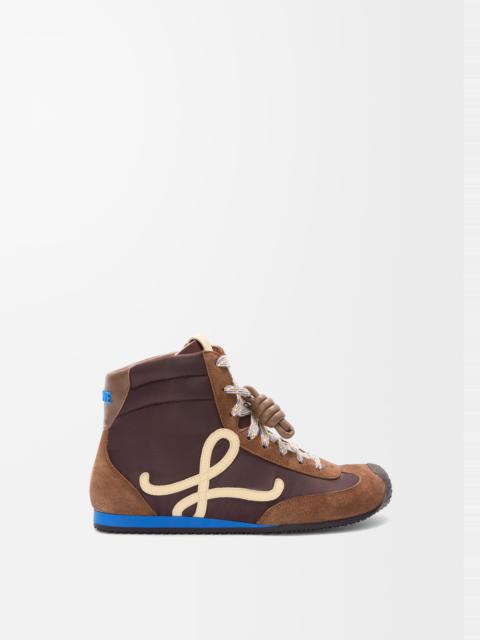 Loewe Ballet Runner 2.0 high-top in nylon and calfskin
