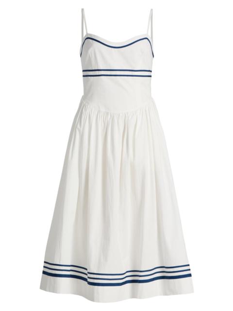 CIAO LUCIA! Women's Florencia Cotton Midi-Dress - White
