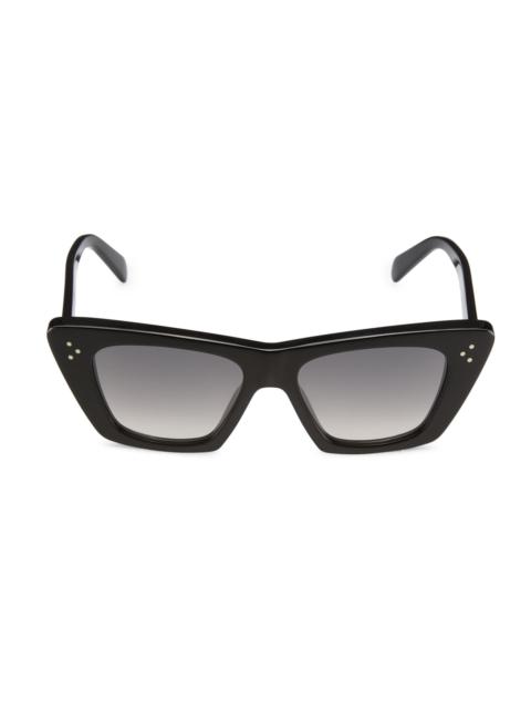 CELINE Women's 51MM Cat-Eye Sunglasses - Black
