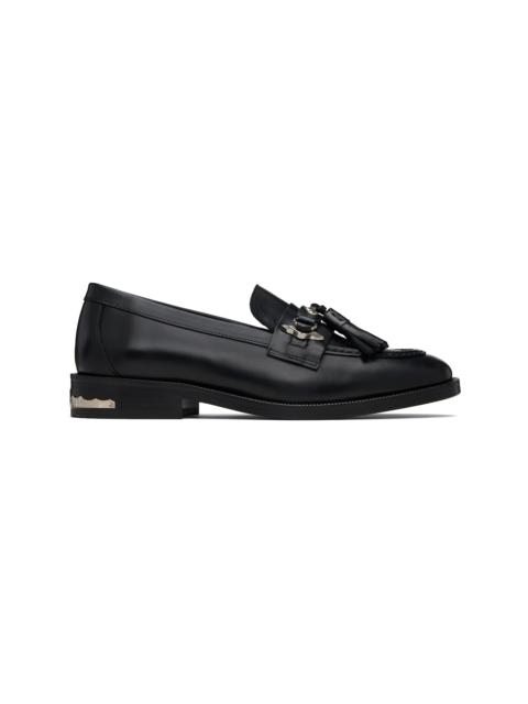 TOGA VIRILIS Black Hard Leather Loafers