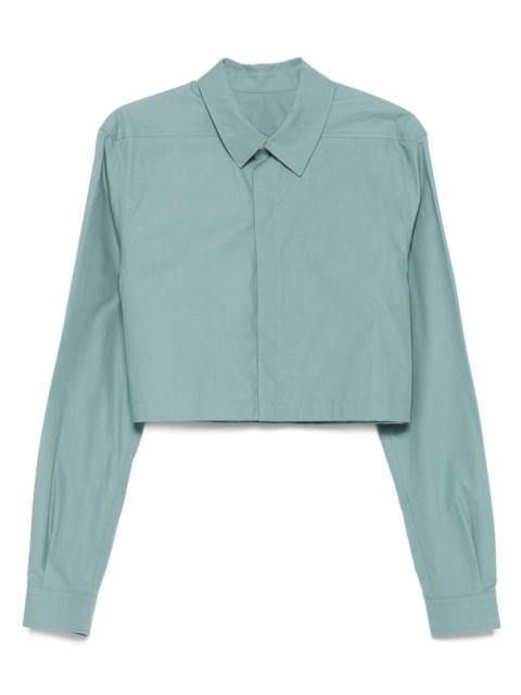 Rick Owens long-sleeve cropped shirt