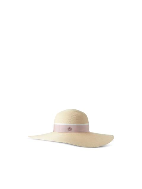 MAISON MICHEL Blanche straw capeline hat