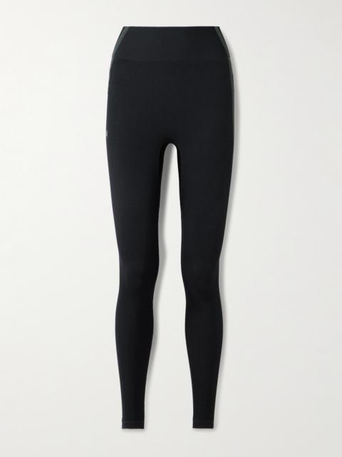 On Studio Striped Ribbed Stretch Recycled Leggings