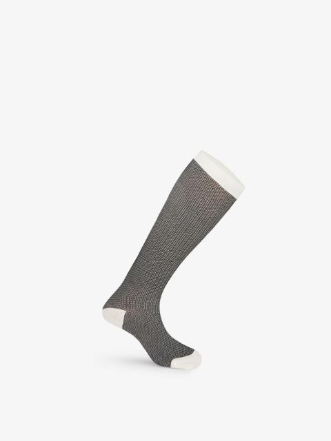 FENDI White cotton socks