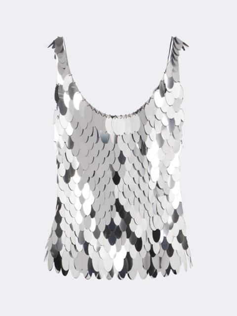 rabanne Sequin-embellished top