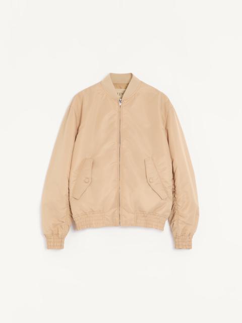 Valentino VALENTINO NYLON BOMBER JACKET WITH VGOLD