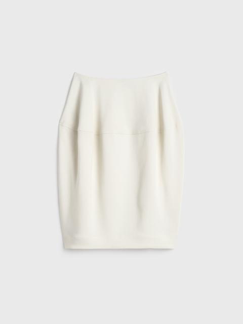 TOTEME Sculptural skirt ecru