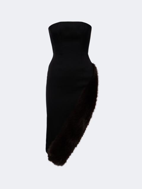David Koma Asymmetric bustier dress