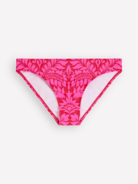 BODEN Classic Bikini Bottoms-Salsa, Ornamental Foliage