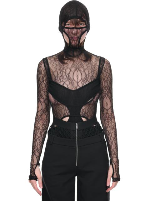 Visceral Lace Masked Bodysuit