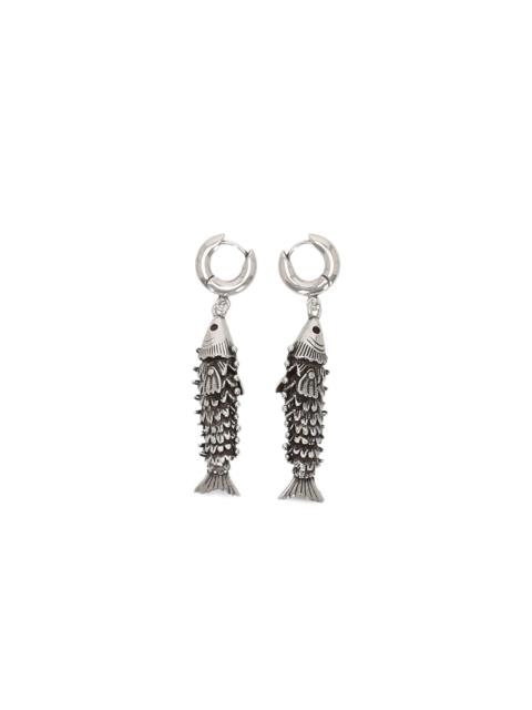Isabel Marant pendant fish earrings