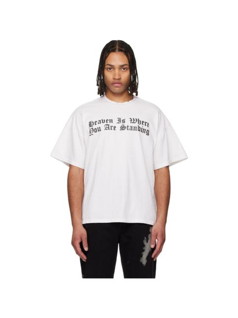 AlLEXANDER DIGENOVA Off-White 'Heaven is Where' T-shirt