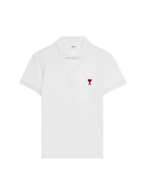 AMI Paris Ami De Coeur organic-cotton polo shirt