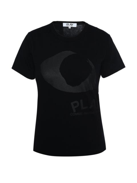 Comme des Garçons PLAY 눈 인쇄 티셔츠