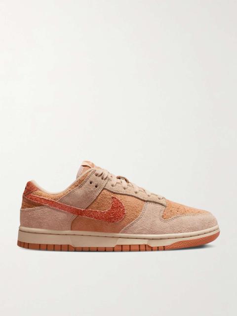 Dunk Low Brushed-Suede Sneakers
