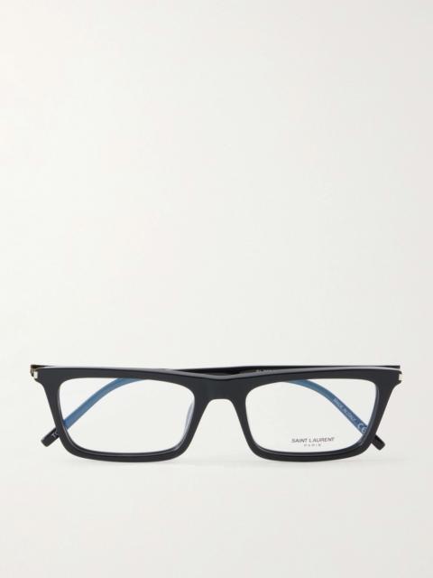 SAINT LAURENT Squared-Frame Acetate Optical Glasses