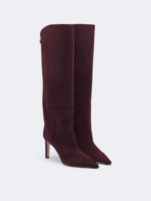 JIMMY CHOO Alizze suede knee-high boots