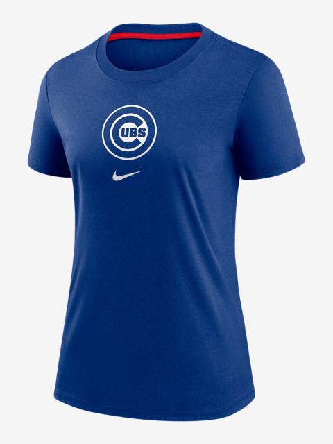 Nike Chicago Cubs Authentic Collection Early Work Women's Nike MLB T-Shirt