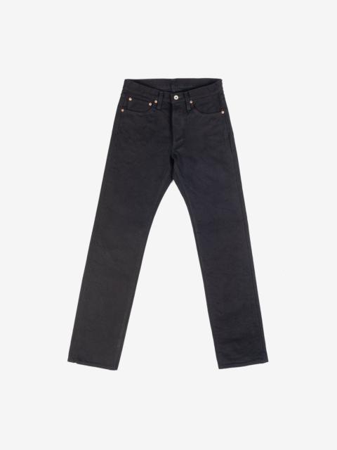 IH-634S-142bb 14oz Selvedge Denim Straight Cut Jeans - Black/Black