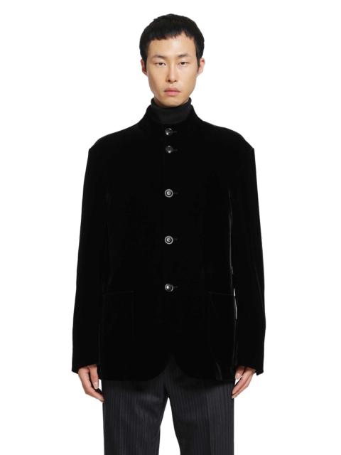 GIORGIO ARMANI Stretch Viscose Cupro Velvet Blazer
