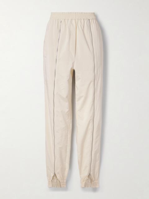 Tibi Zip-detailed Shell Track Pants
