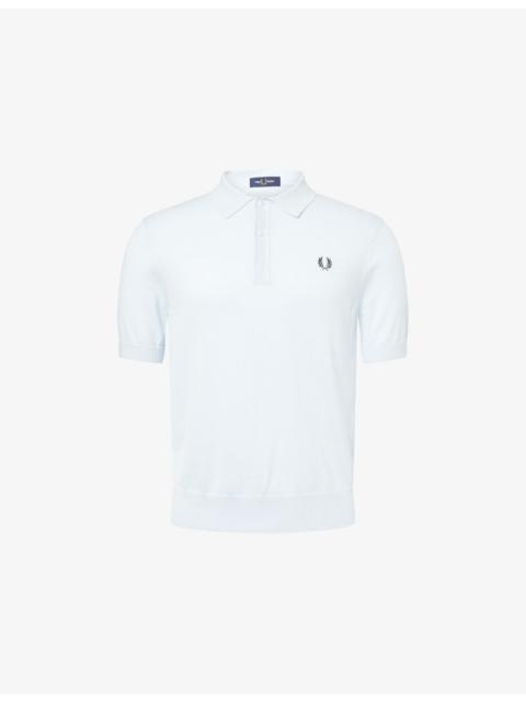 Fred Perry Short-Sleeve Knitted Cotton Polo Shirt
