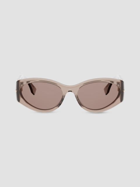 FENDI Women's Fendi Screen 57MM Oval Sunglasses - Medium Brown