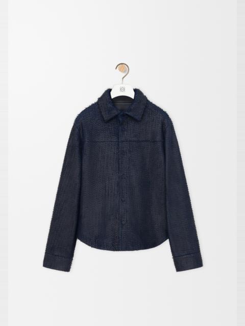 Loewe Overshirt in nappa lambskin