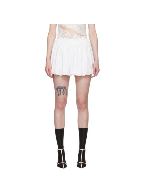 beaufille White Maro Miniskirt