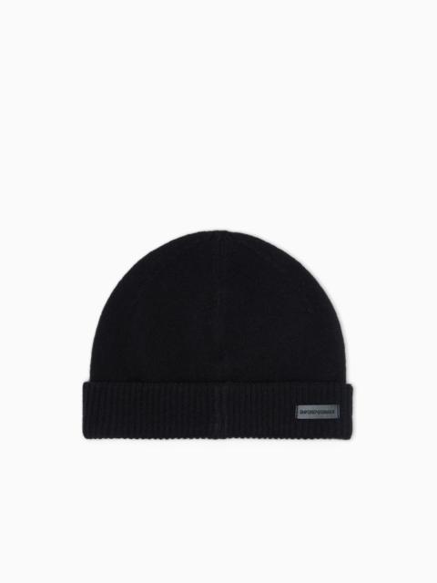EMPORIO ARMANI PURE CASHMERE BEANIE